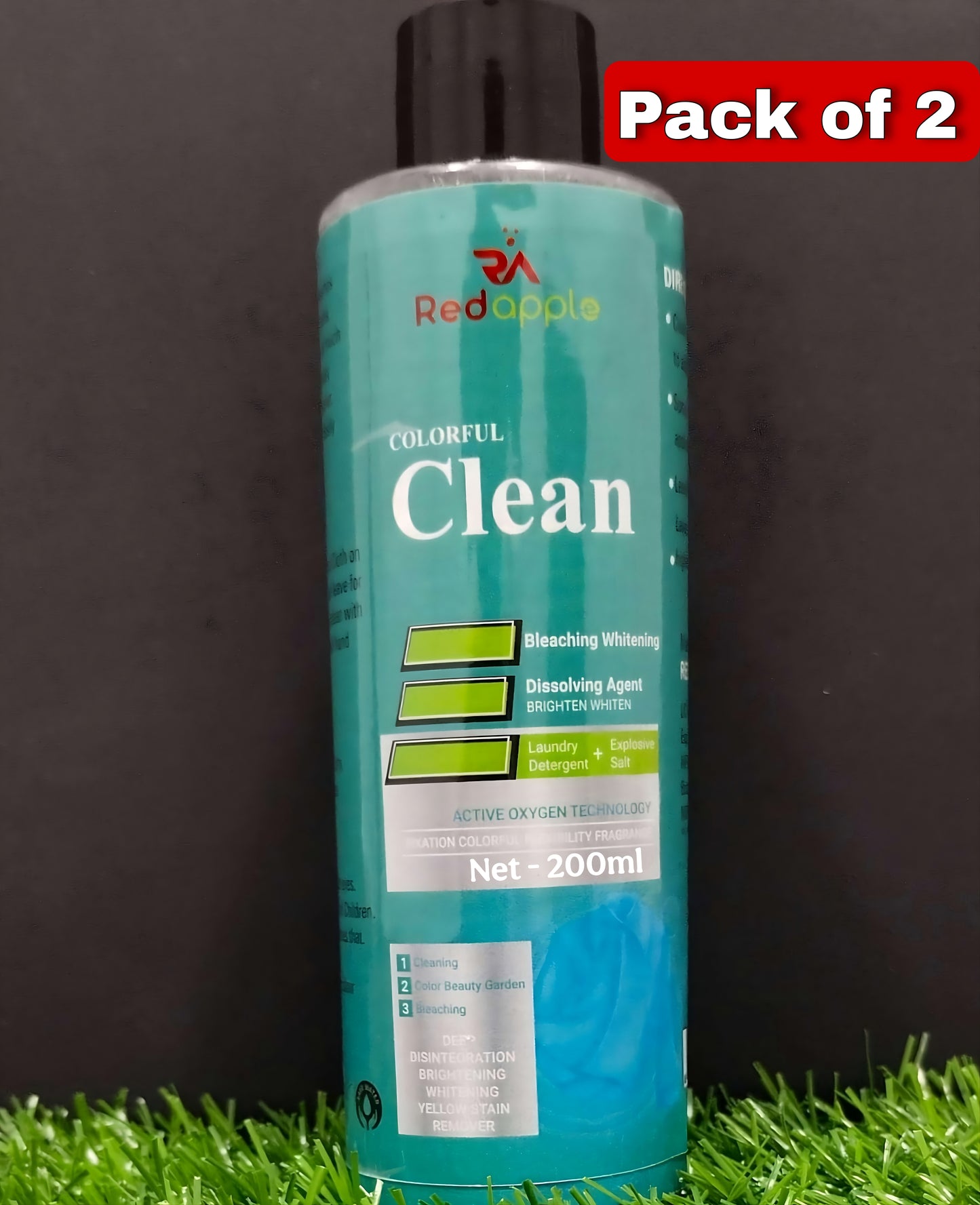 Colorful Clean Ultra Foam – Color-Safe Laundry Liquid | Buy 1 Get 1 Free(Pack of 2)