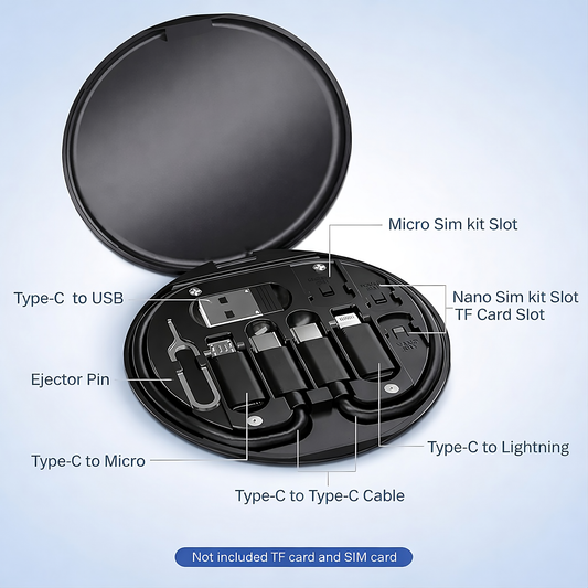 All-in-One 60W Fast Charging Cable Set