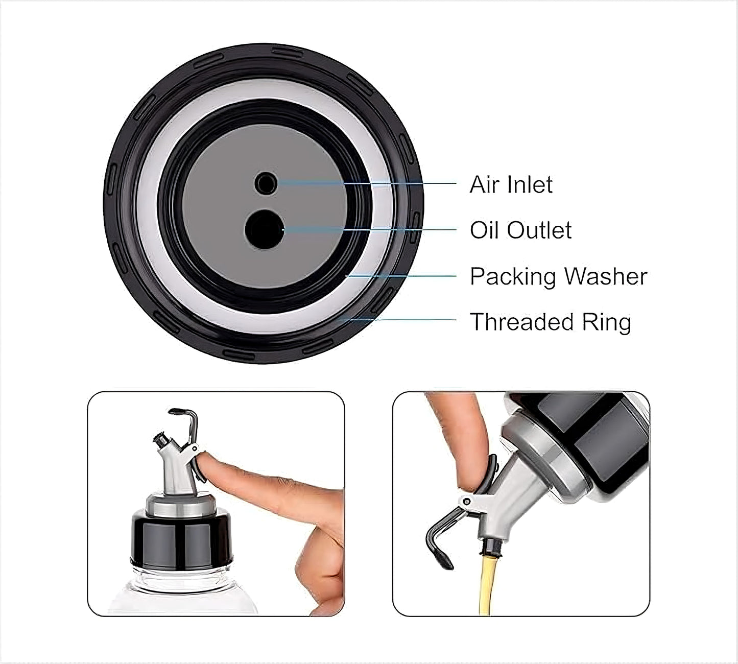 SmartFlow Oil Dispenser Buy 1 Get 1 Free (Pack of 2)