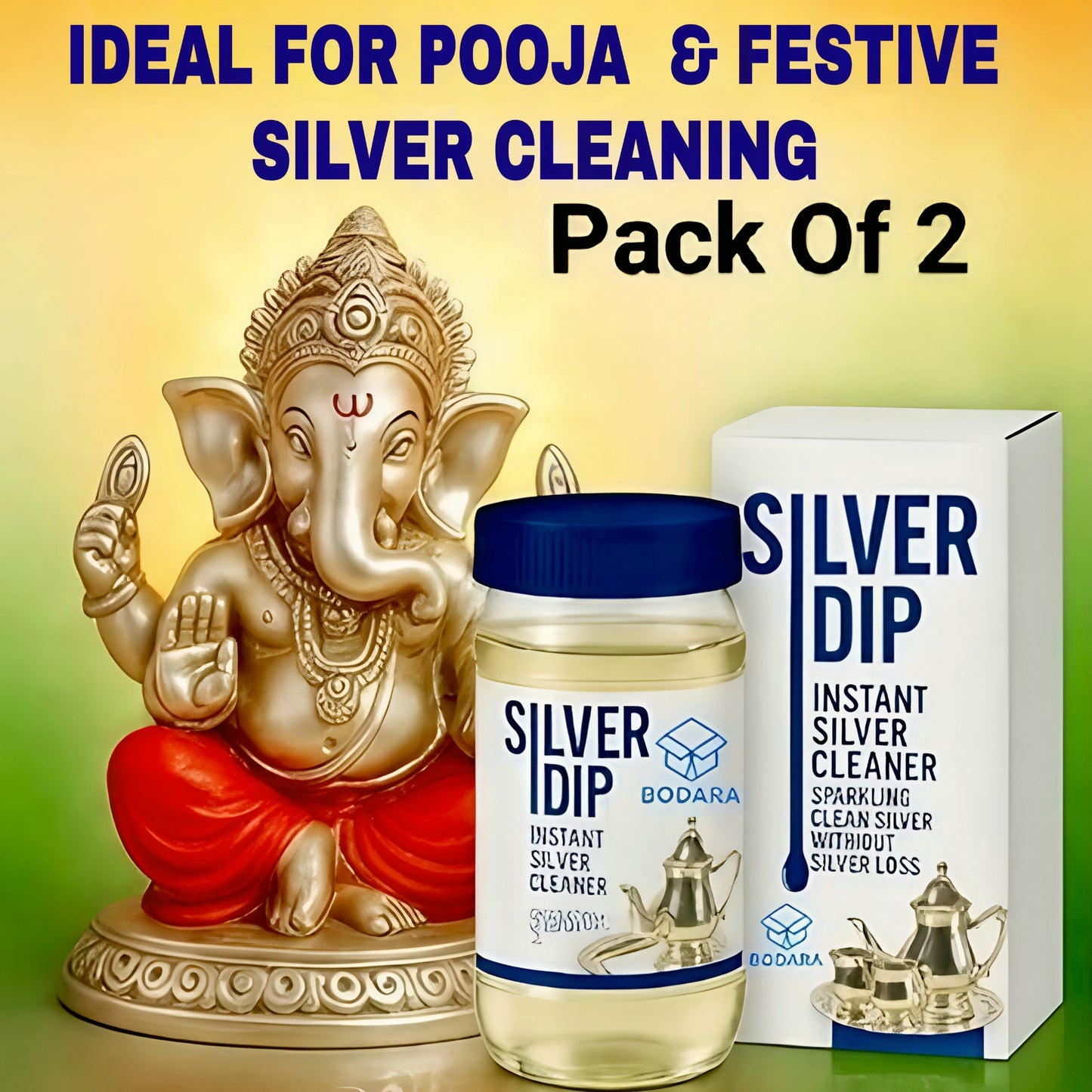 Silver Dip Instant Silver Cleaner Buy 1 Get 1 Free (Pack of 2)