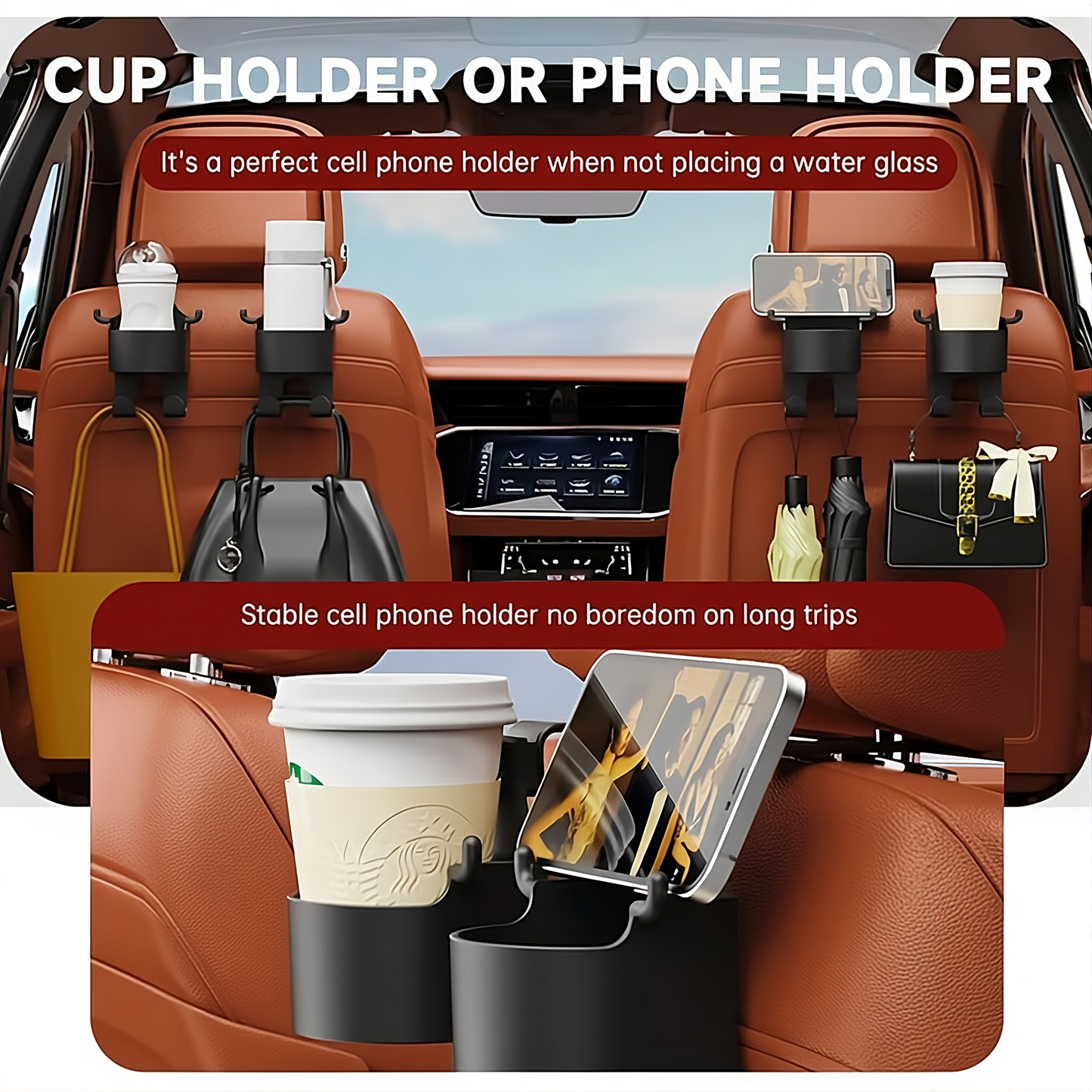 Smart Car Backseat Organizer (Pack of 2)