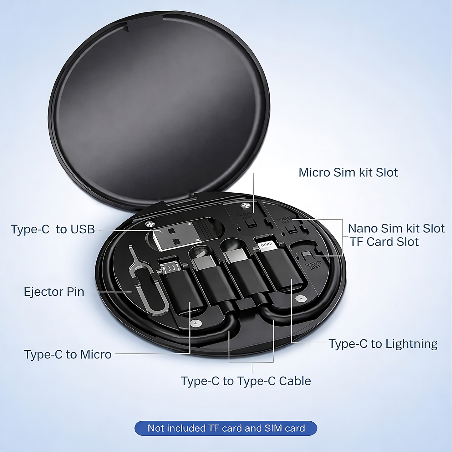 All-in-One 60W Fast Charging Cable Set